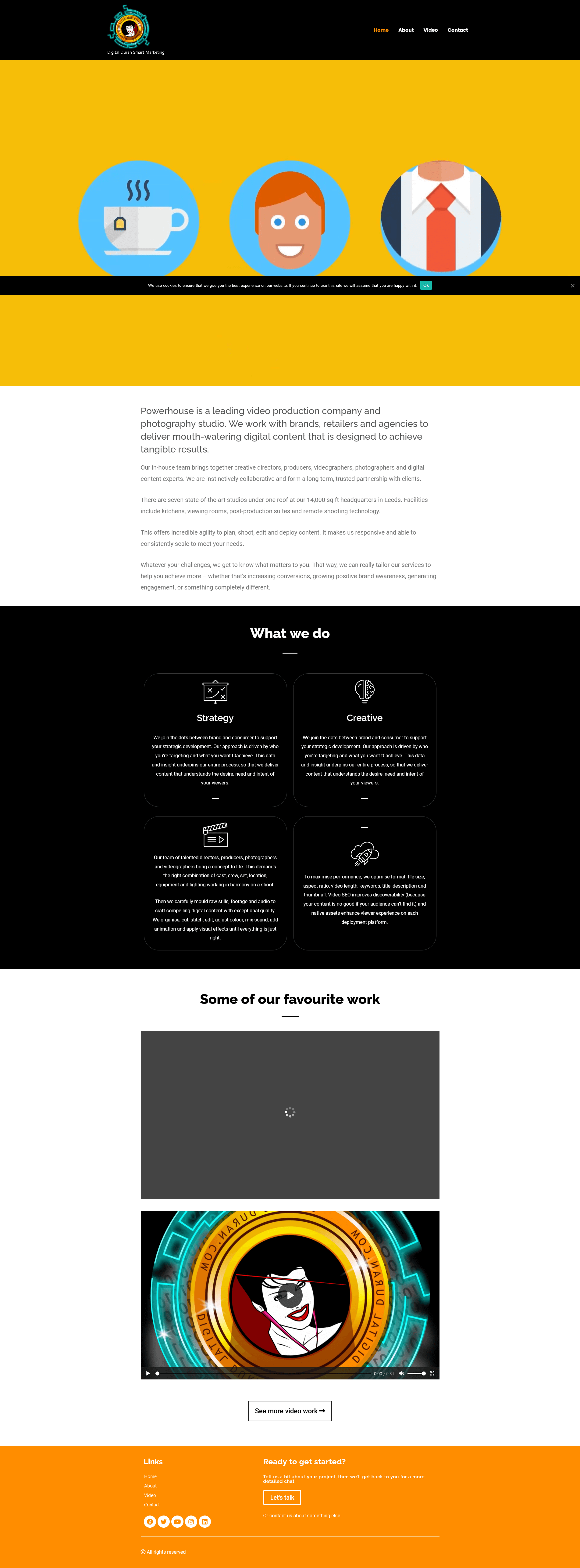 Elementor website